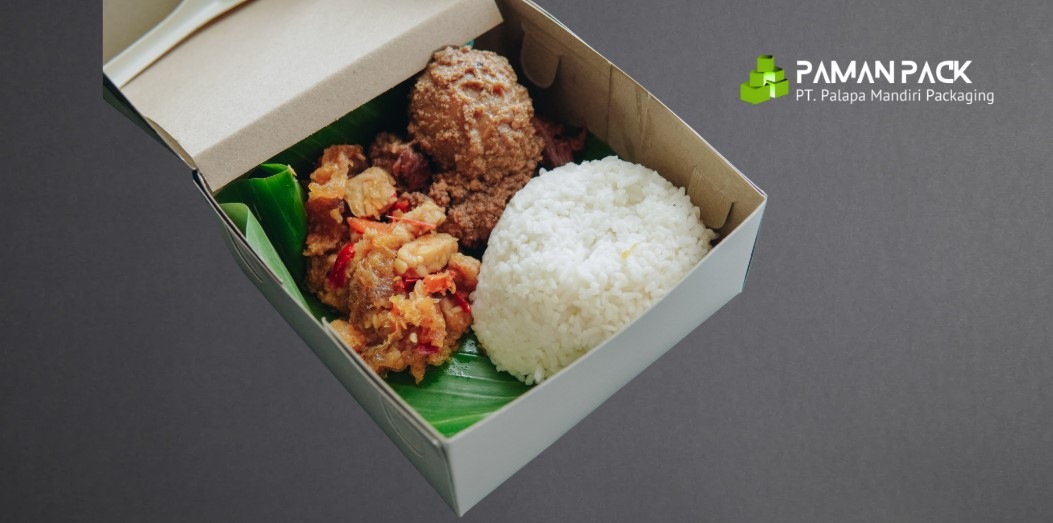 kotak nasi kardus
