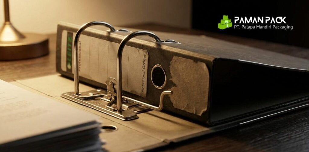 ordner ring binder hitam