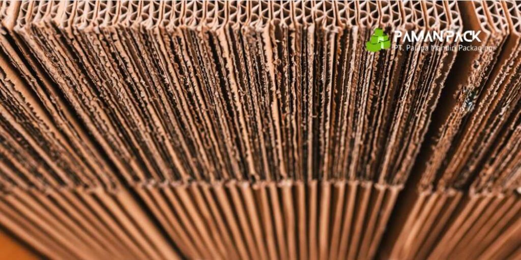 corrugated box detail