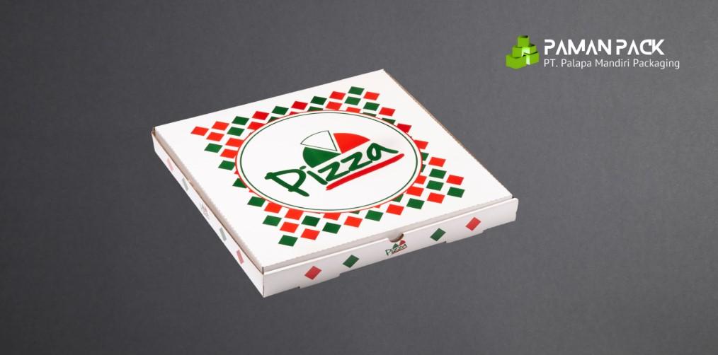 kardus pizza custom desain