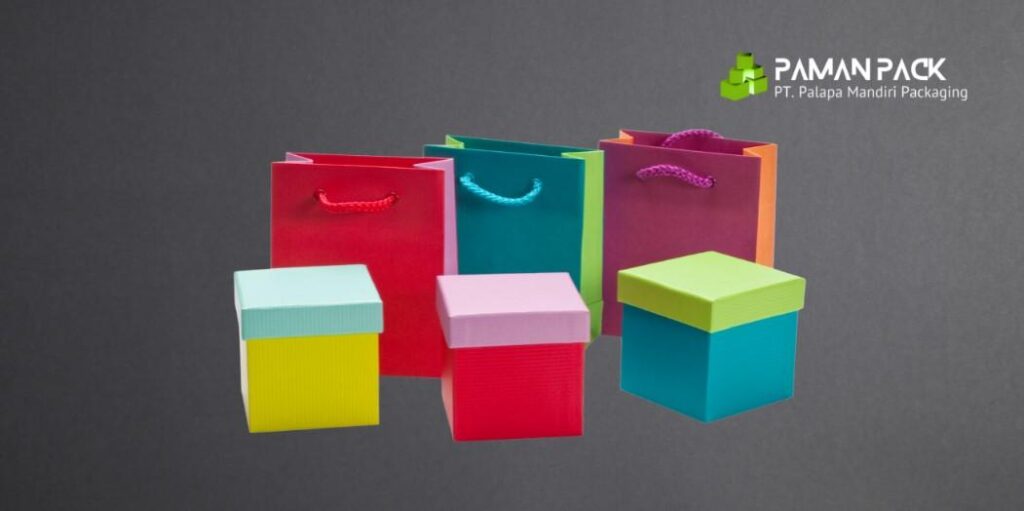 custom kardus parcel warna warni