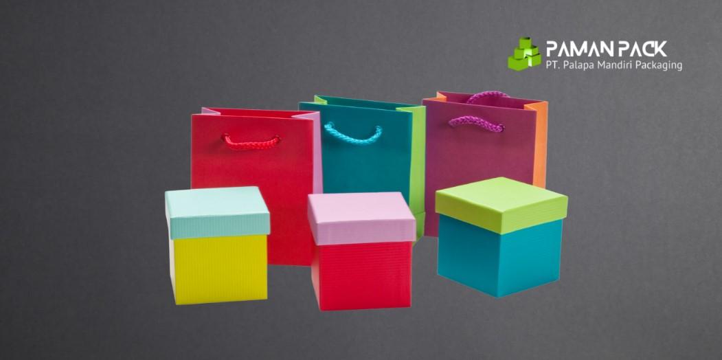 custom kardus parcel warna warni