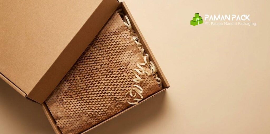 honey comb paper untuk packaging