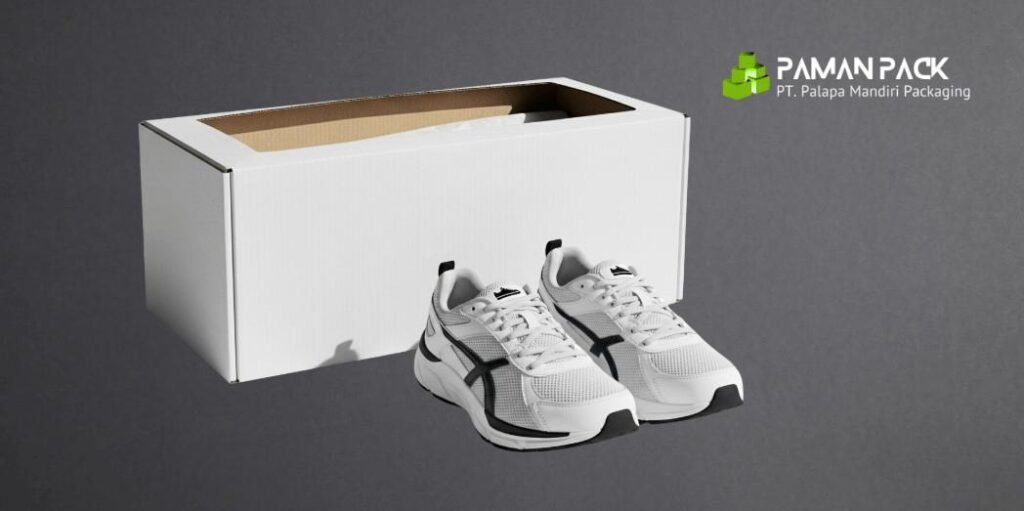 cetak kardus sepatu polos