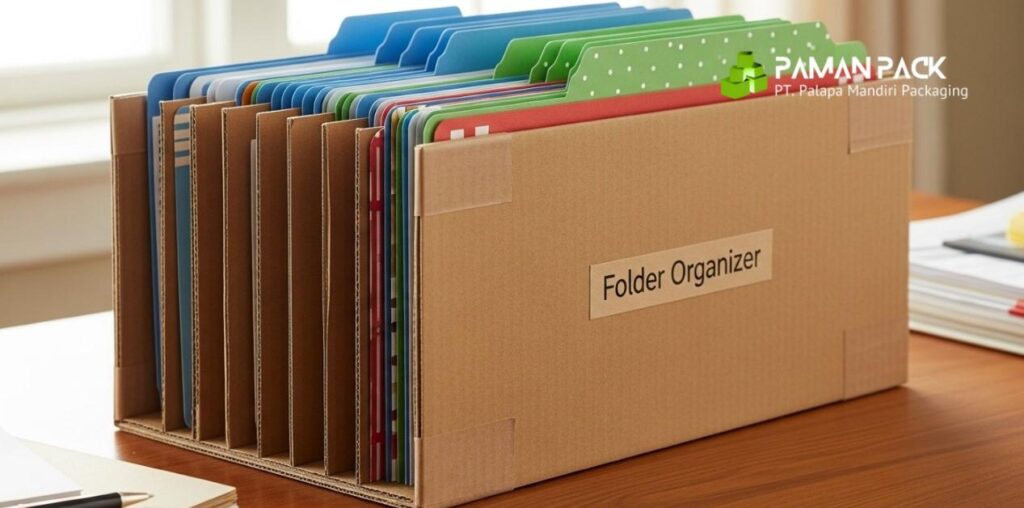 folder organizer dari kardus