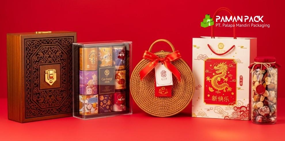 berbagai kemasan hampers imlek