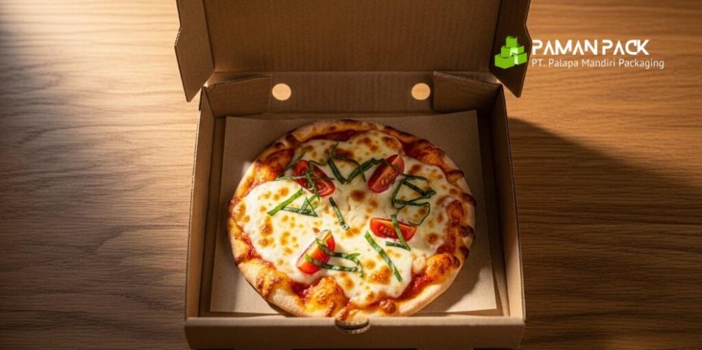 kardus custom berisi pizza mini