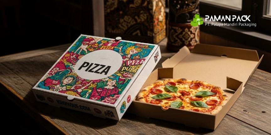 kardus pizza custom unik