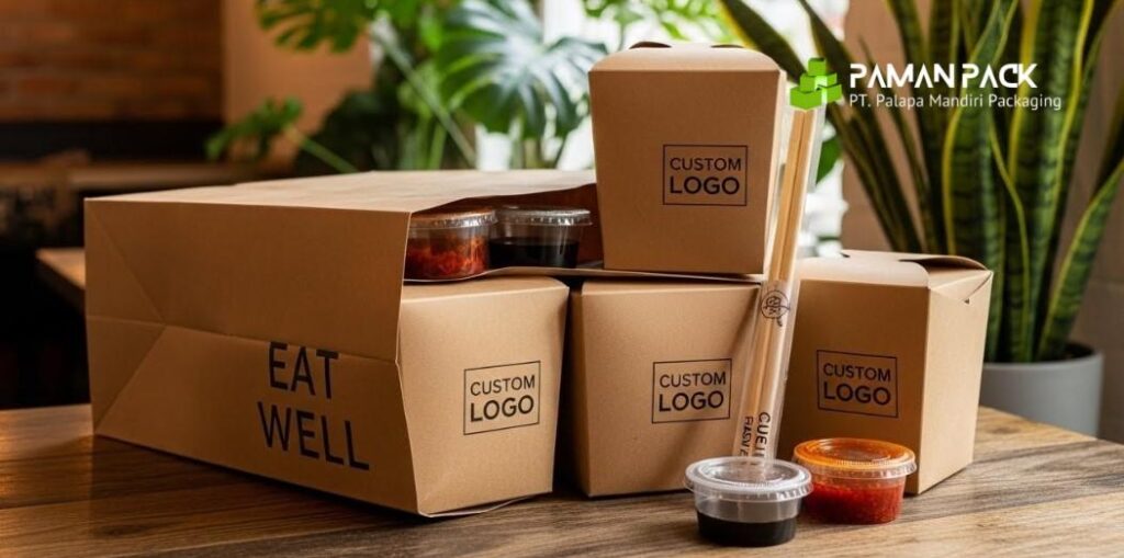 tumpukan box custom chinese food