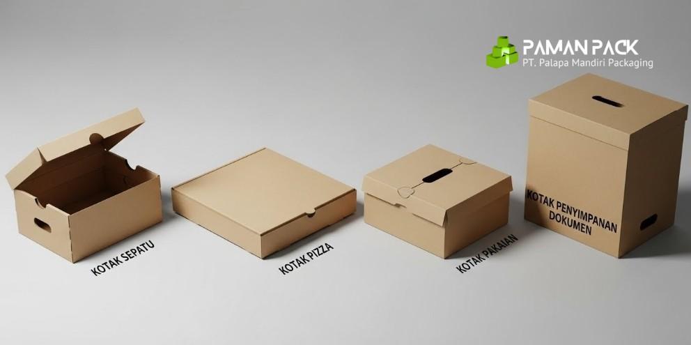 berbagai kardus berdasarkan fungsinya