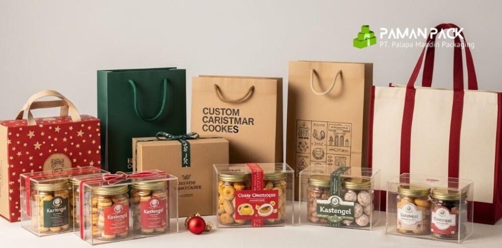 berbagai packaging hampers natal