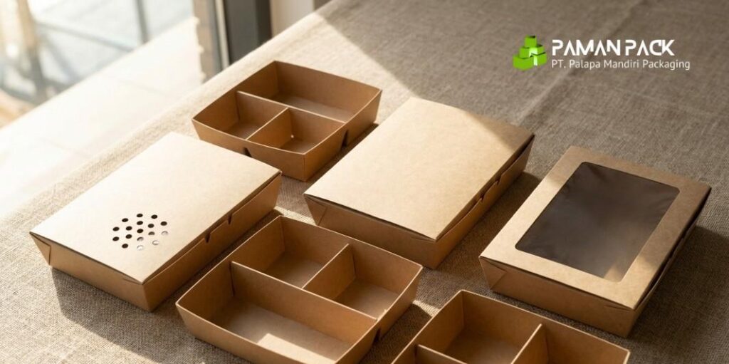 berbagai jenis kardus bento