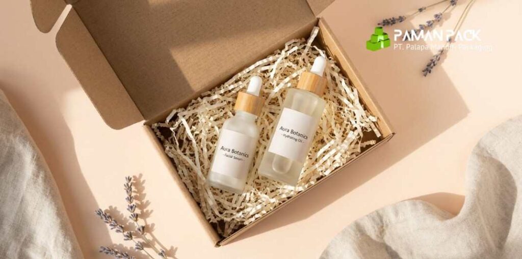 custom mailer box untuk produk kosmetik