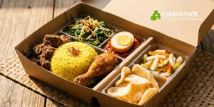 kardus bento berisi makanan