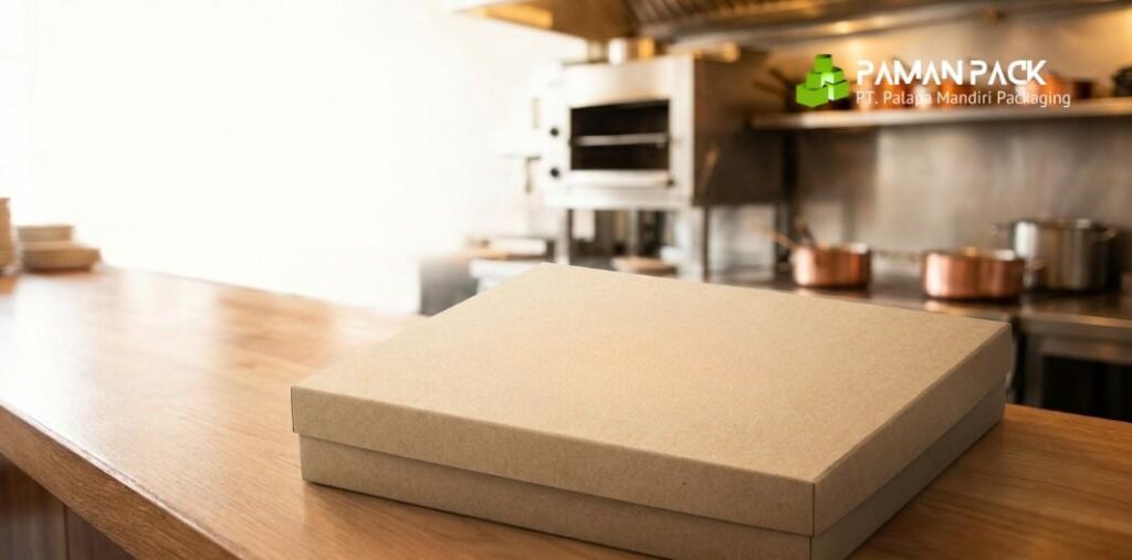 kardus polos bento