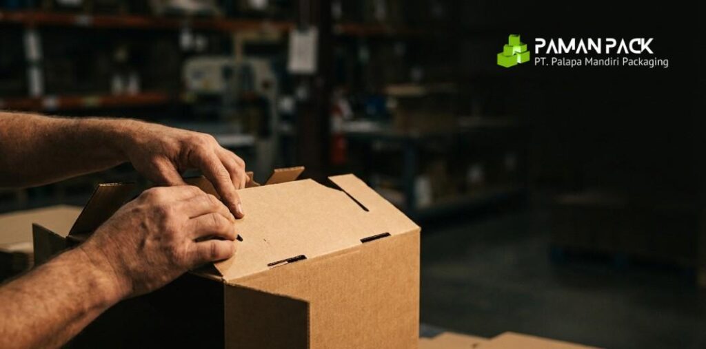 melipat kardus die cut