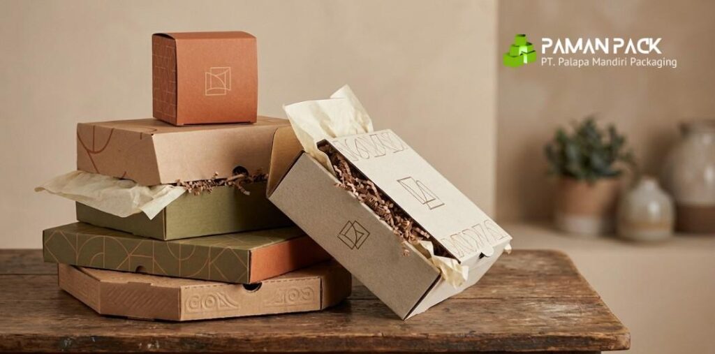 berbagai kardus cetak custom
