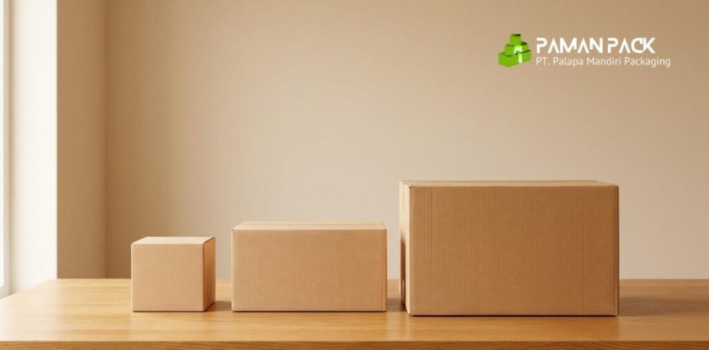 berbagai ukuran custom kardus