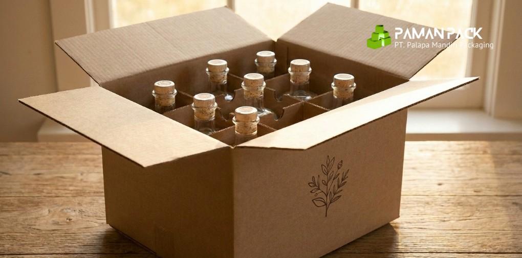 kardus custom untuk botol minuman