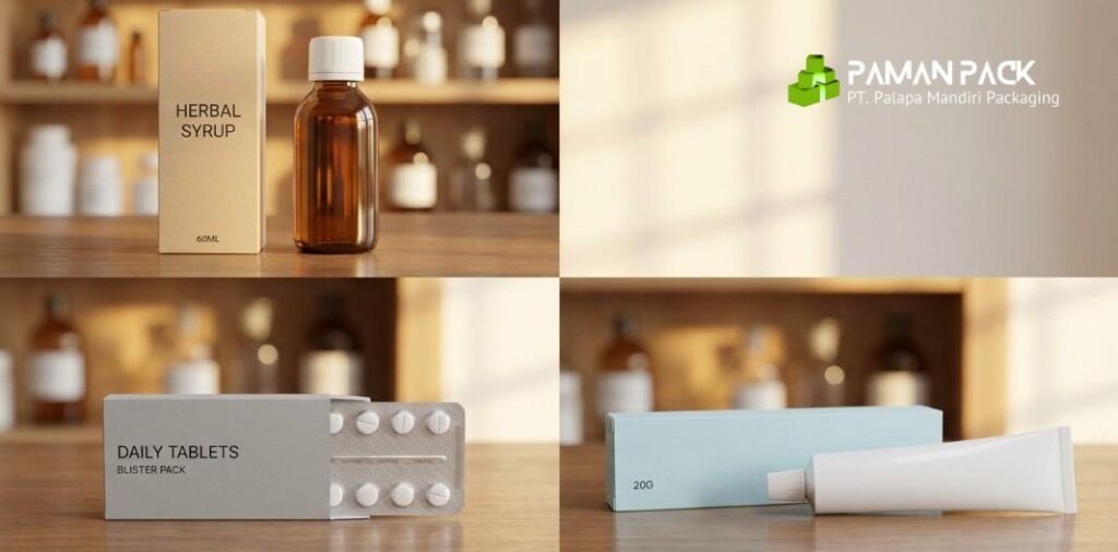 berbagai jenis kemasan obat