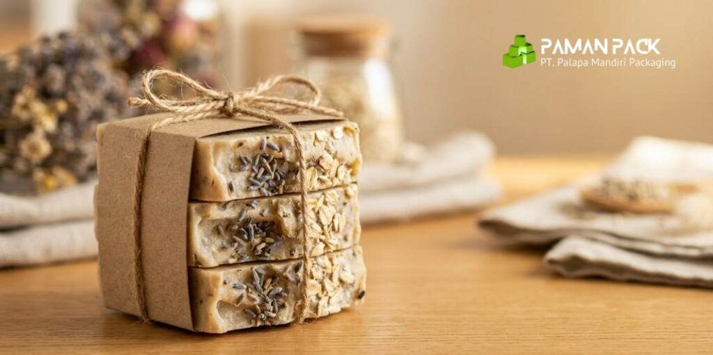 packaging sabun estetik