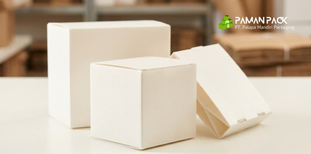 Kardus plastik PP custom berbagai ukuran - tanpa minimal order Paman Pack