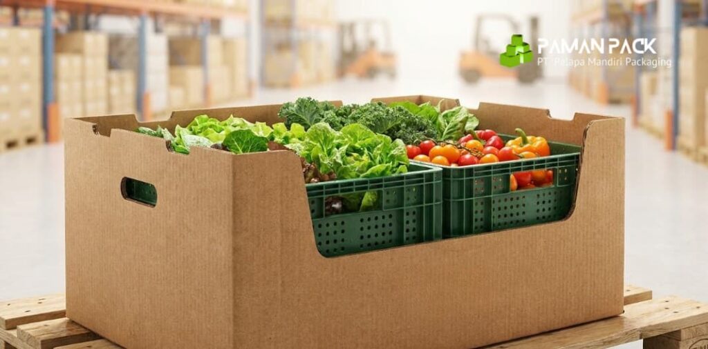 box kardus untuk sayuran