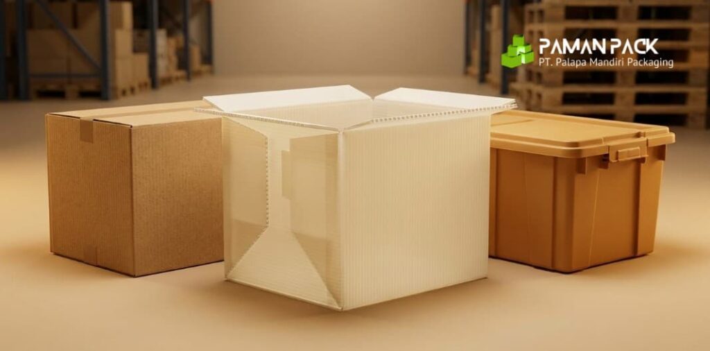 perbandingan box kardus dan pp box