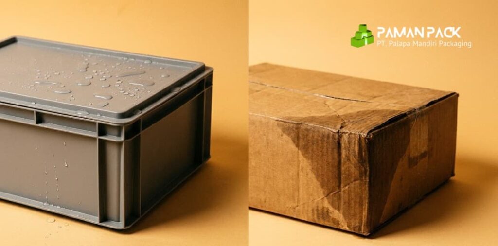 perbedaan pp box dan kardus biasa