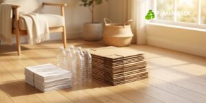 kardus kertas dan plastik botol